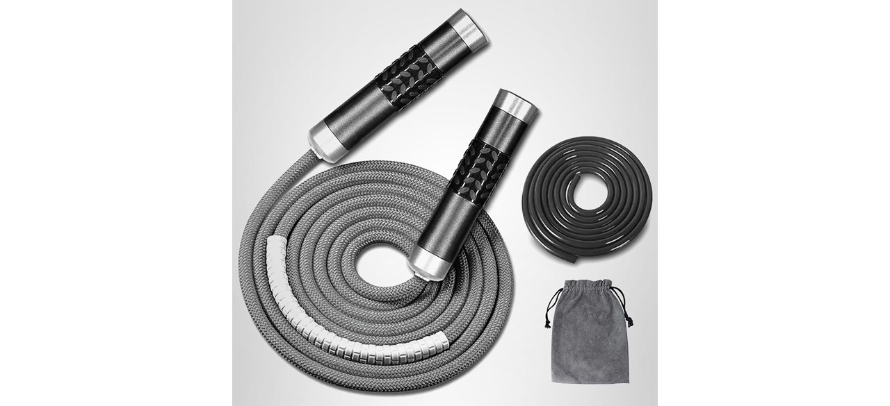 Redify Weighted Jump Rope for Workout Fitness (1LB)