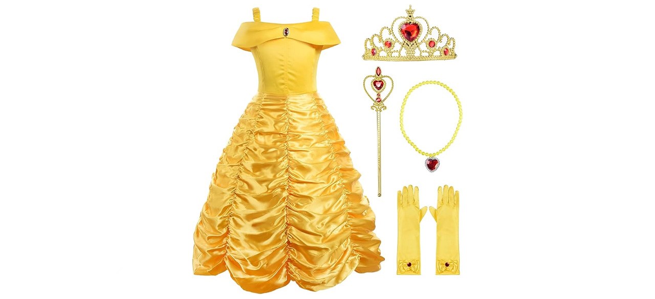 Relibeauty Princess Belle Costume Dress