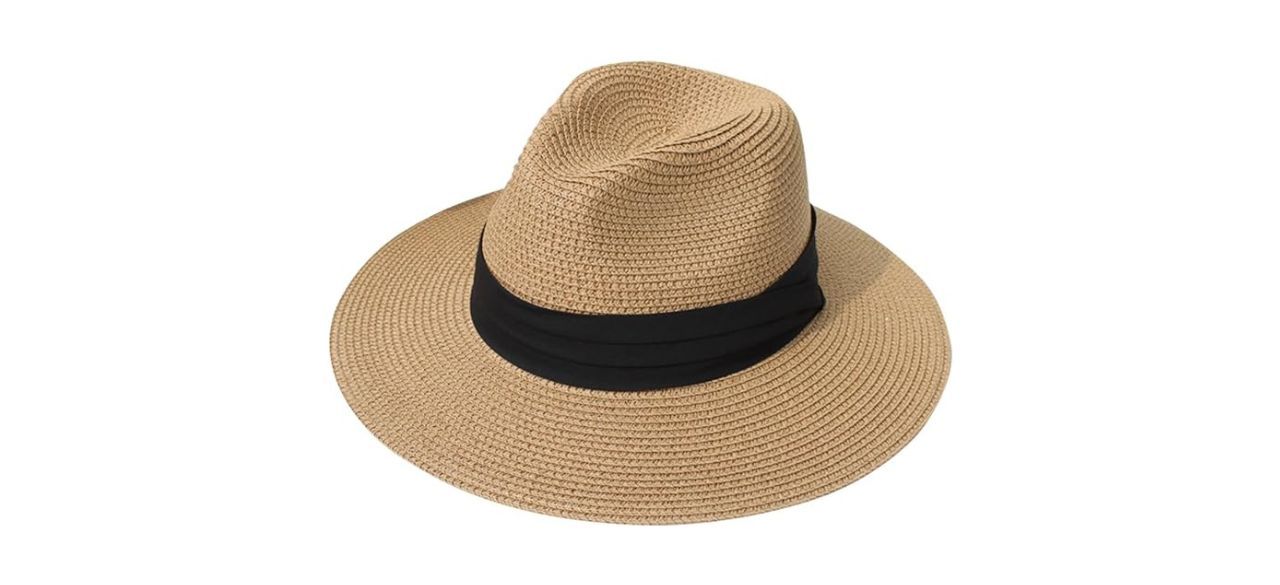 Lanzom Straw Panama Hat