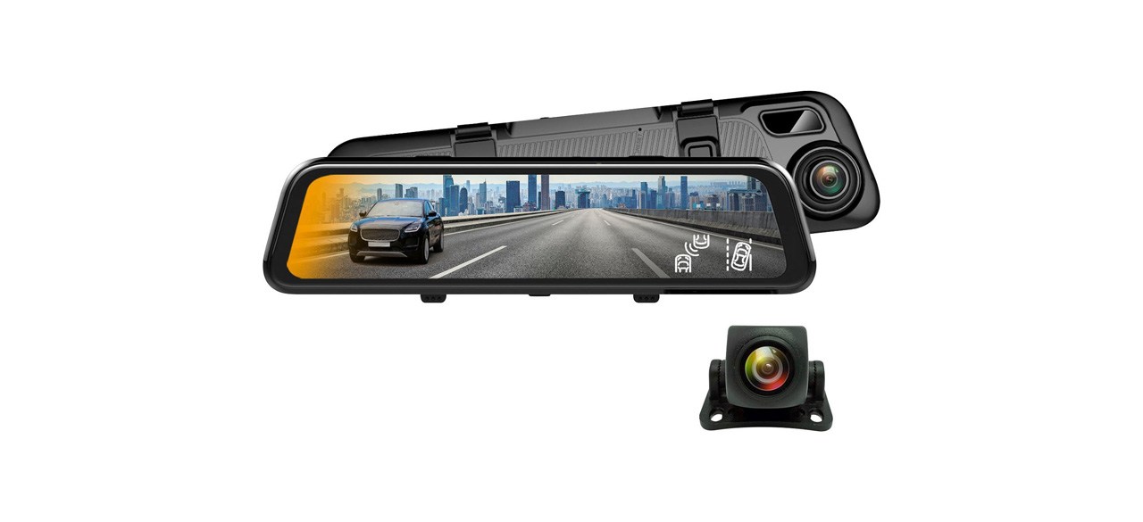 Best Rexing M2 2K Front and Rear Mirror Dash Cam with Smart BSD ADAS GPS 