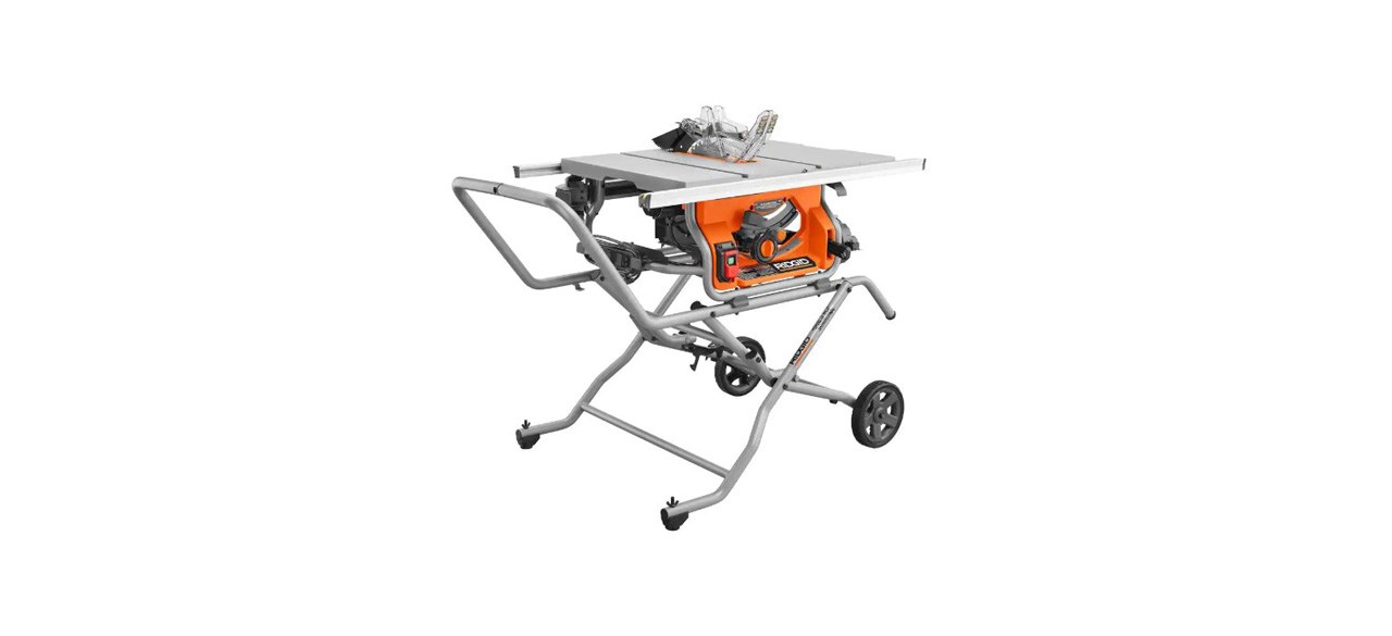 Best Rigid 15-Ampere 10-inch Portable Pro Jobsite Table Saw with Stand