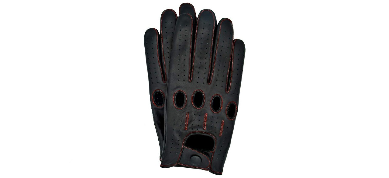 Riparo Genuine Leather Full-finger Driving Gloves