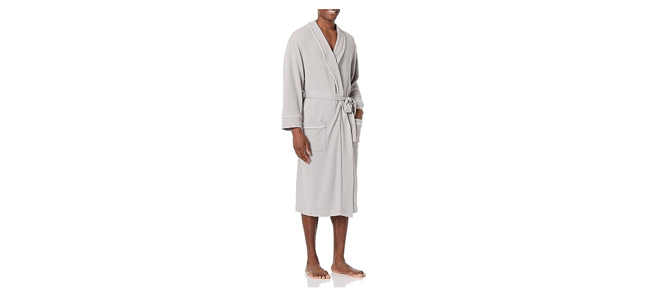 Best Amazon Essentials Men's Lightweight Waffle Robe (Available in Big & Tall)