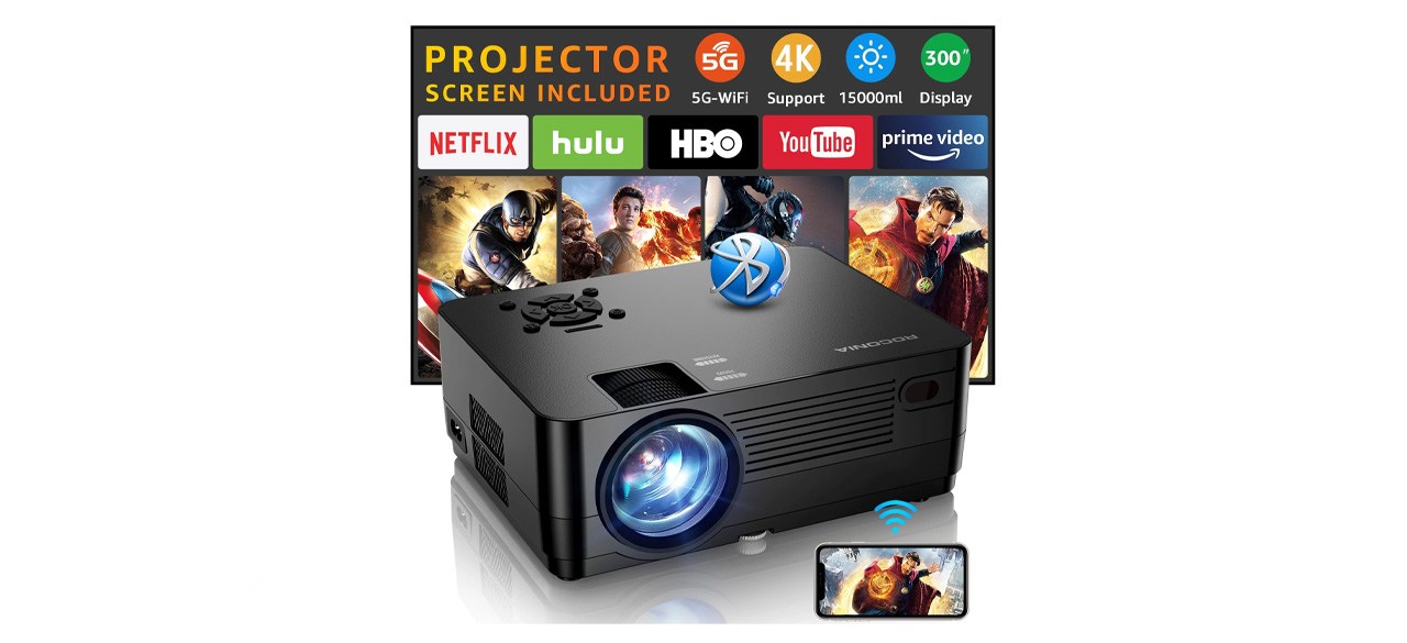 ROCONIA Full HD Movie Projector