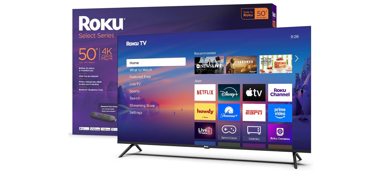 Roku 50-Inch 4K HDR Smart TV