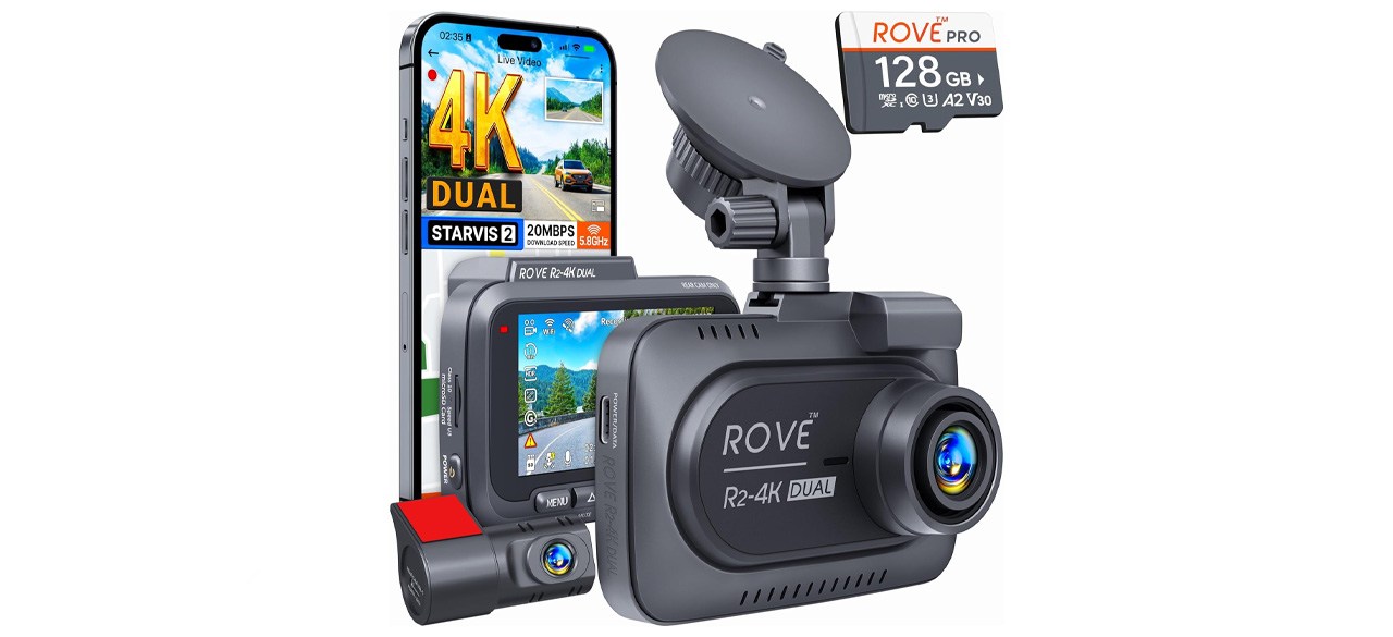 ROVE R2 -4K Dual Dash Cam