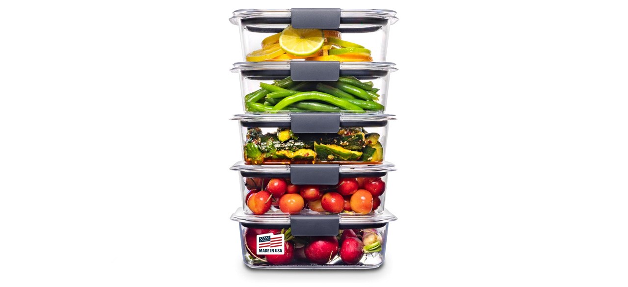 Rubbermaid Brilliance Trital Plastic Food Storage Containers