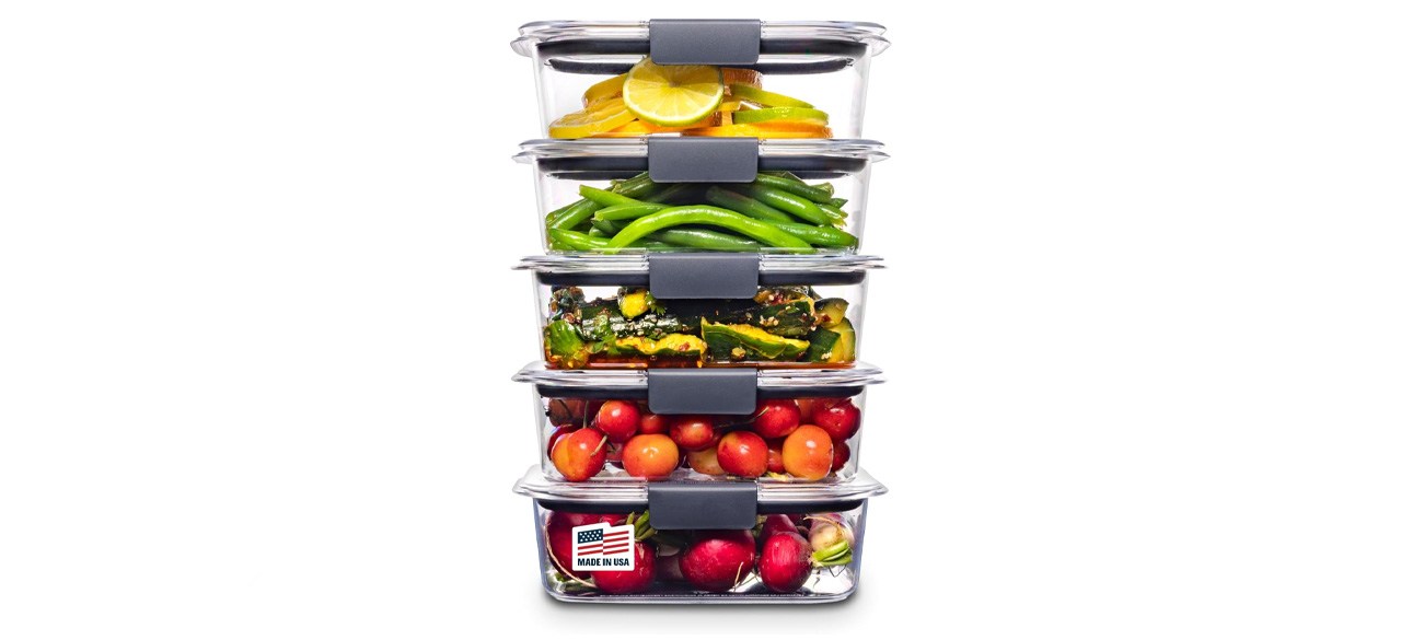 Rubbermaid Brilliance Tritan Plastic Food Storage Containers