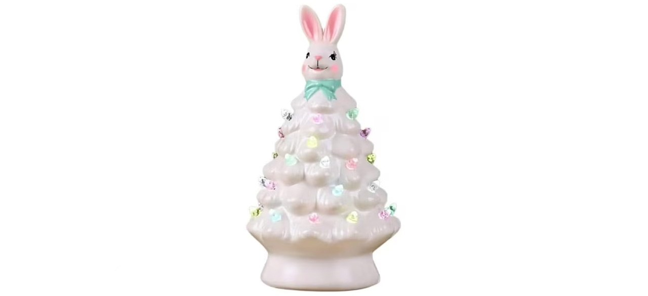 Rungungde Lighted Easter Bunny Tree