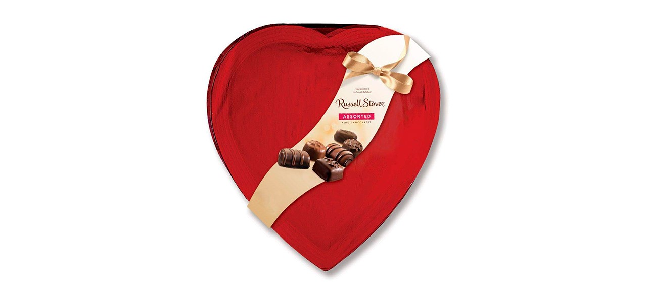 Best Russell Stover Red Foil Heart Box of Valentine's Chocolates