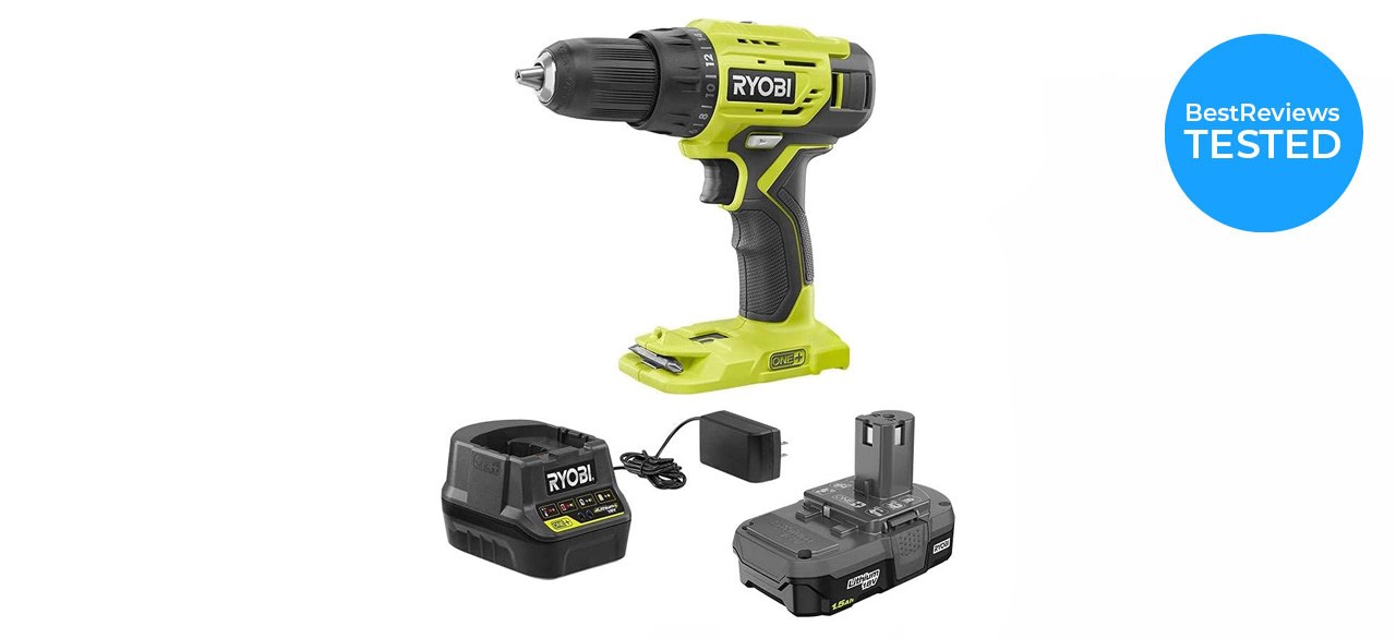 Ryobi 18-Volt ONE+ Lithium-Ion Cordless 1/2 in. Drill/Driver Kit - Model P215K