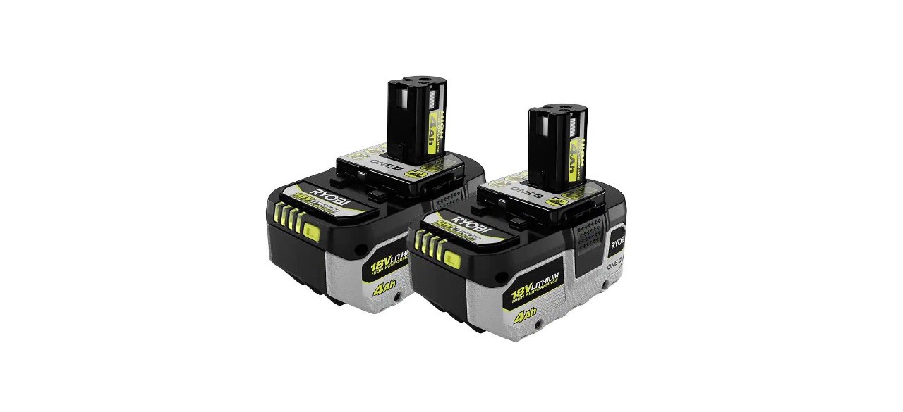 Best Ryobi One+ 18V Lithium-Ion 4 Ampere-Hour Battery (2-Pack)