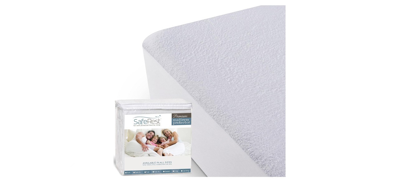 SafeRest Premium Hypoallergenic Waterproof Mattress Protector