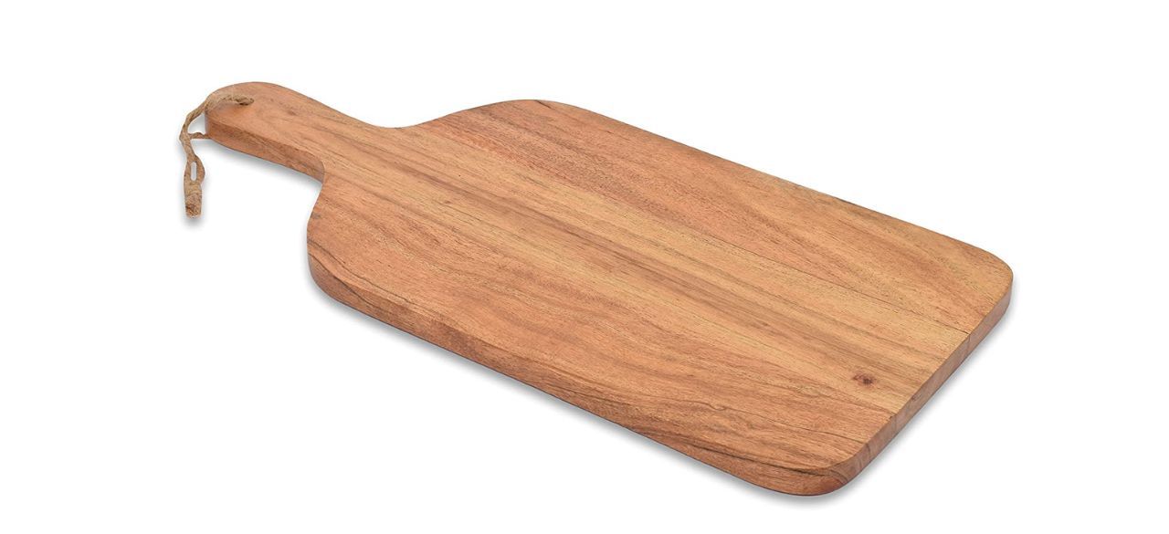 Best Samhita Acacia Wood Paddle Cutting Board