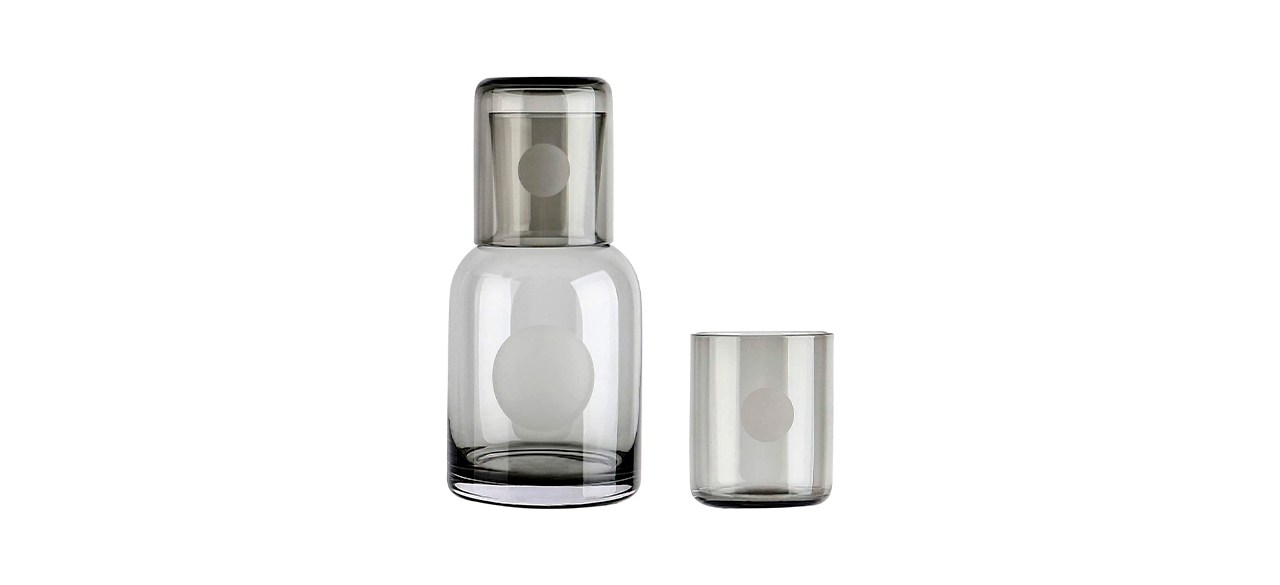 Best Sattyge Bedside 3-piece Carafe with Tumblers