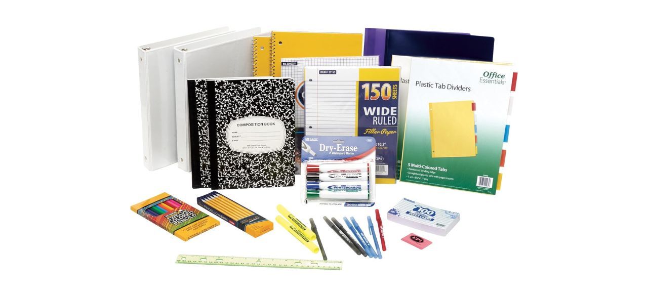 EPI Essential School Supply Kit for Middle School Students