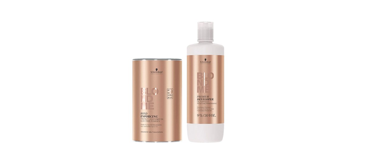 Best Schwarzkopf BlondMe Premium Lightener and 30 Volume Developer