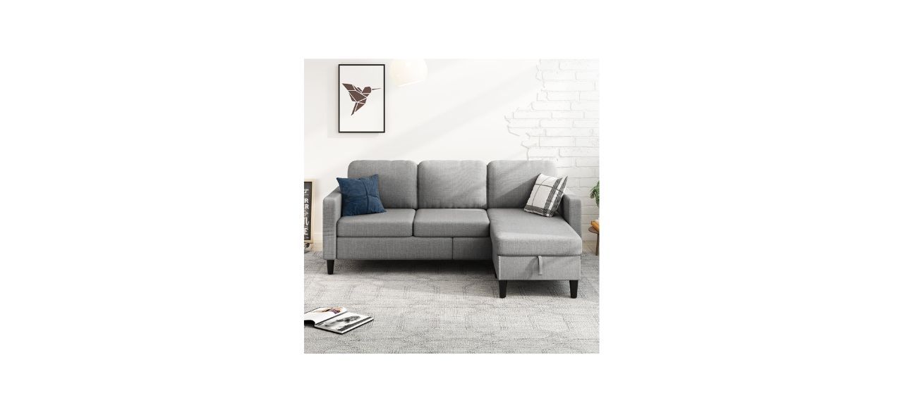 Muzz Sectional Sofa with Movable Ottoman