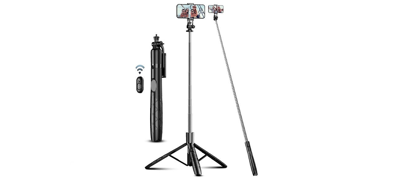 SelfieShow Portable Selfie Stick Tripod with Wireless Remote