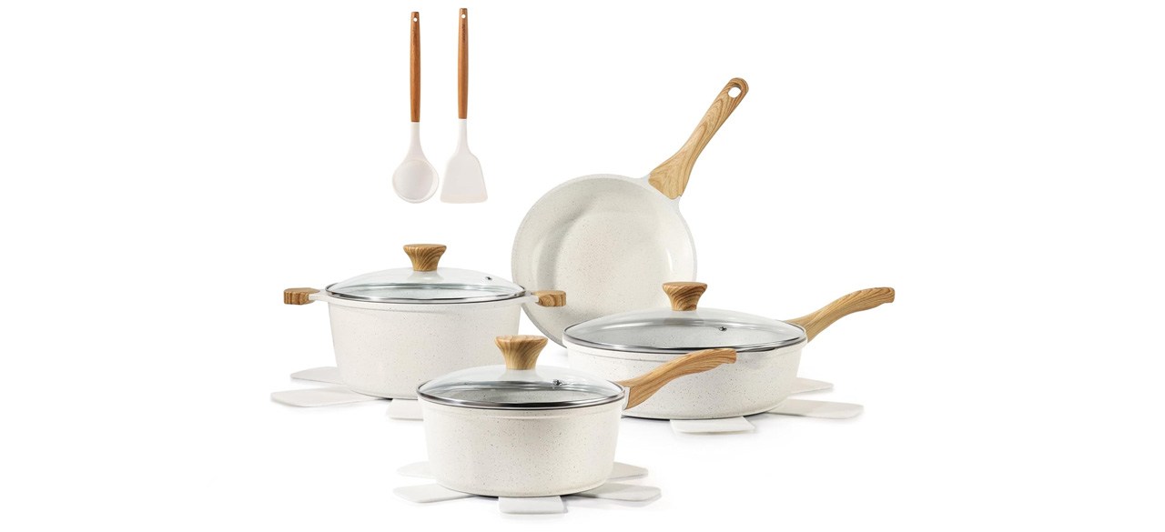 SENSARTE 13-Piece Nonstick Ceramic Cookware Set