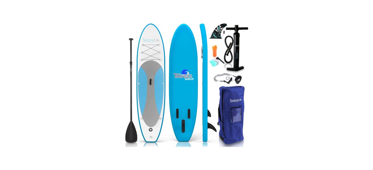 best SereneLife Inflatable Stand Up Paddle Board