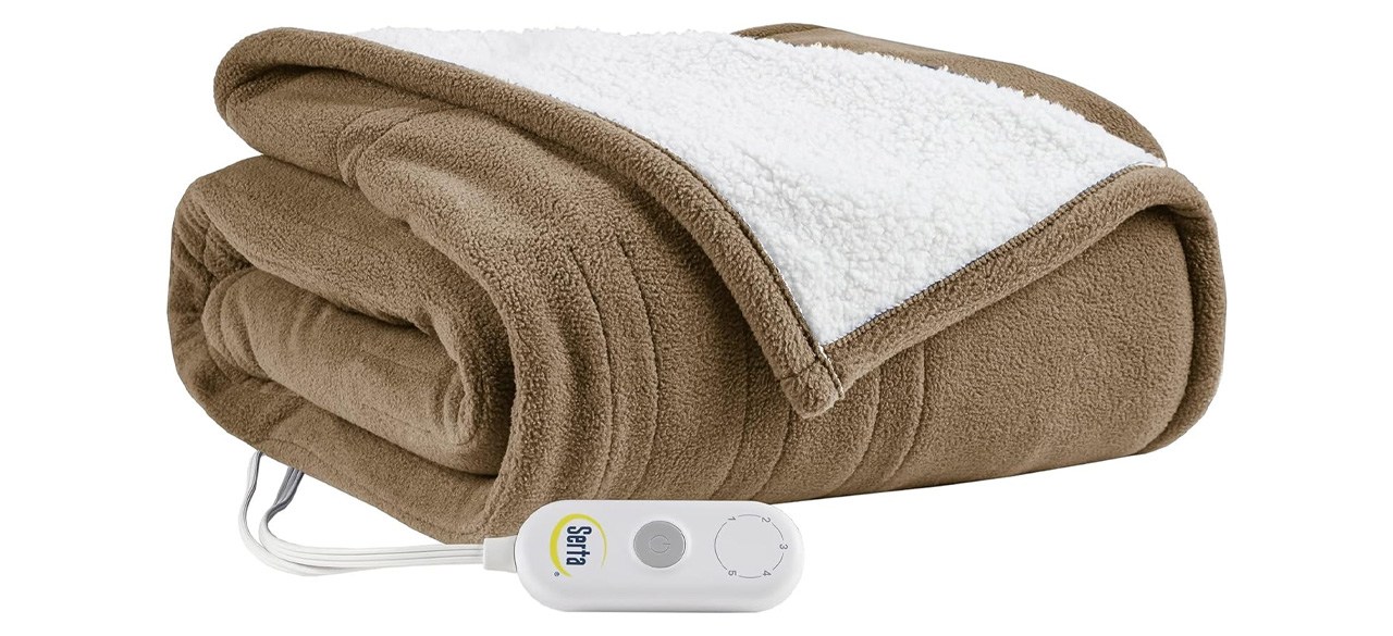 Serta Heated Throw Blanket