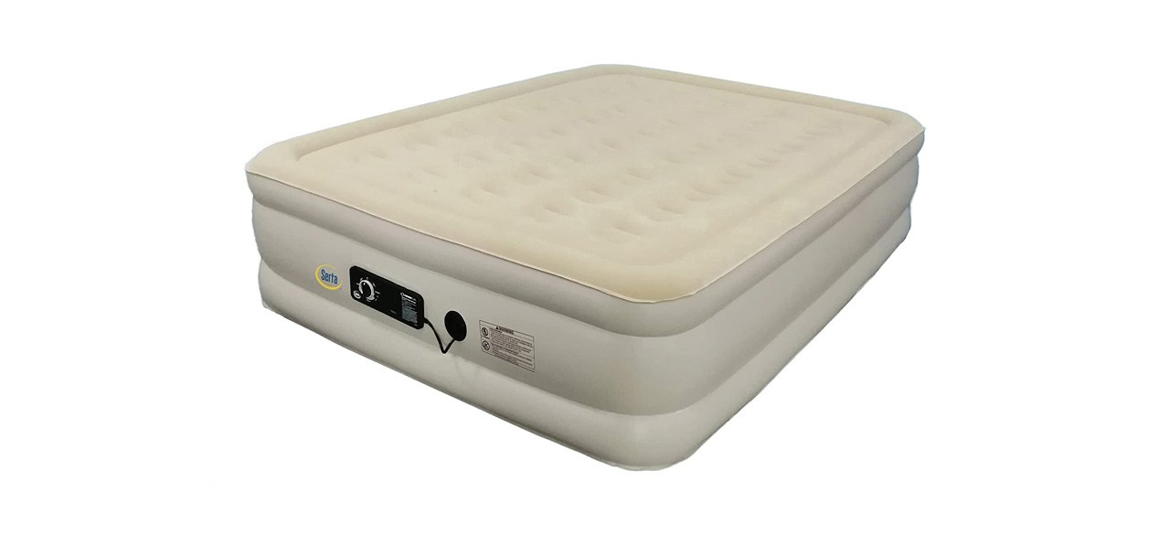 best Serta Raised Air Mattress with Never Flat Pump