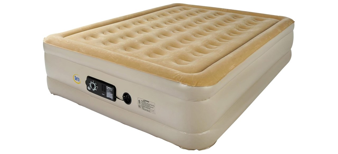 best Serta Raised Air Mattress with Never Flat Pump