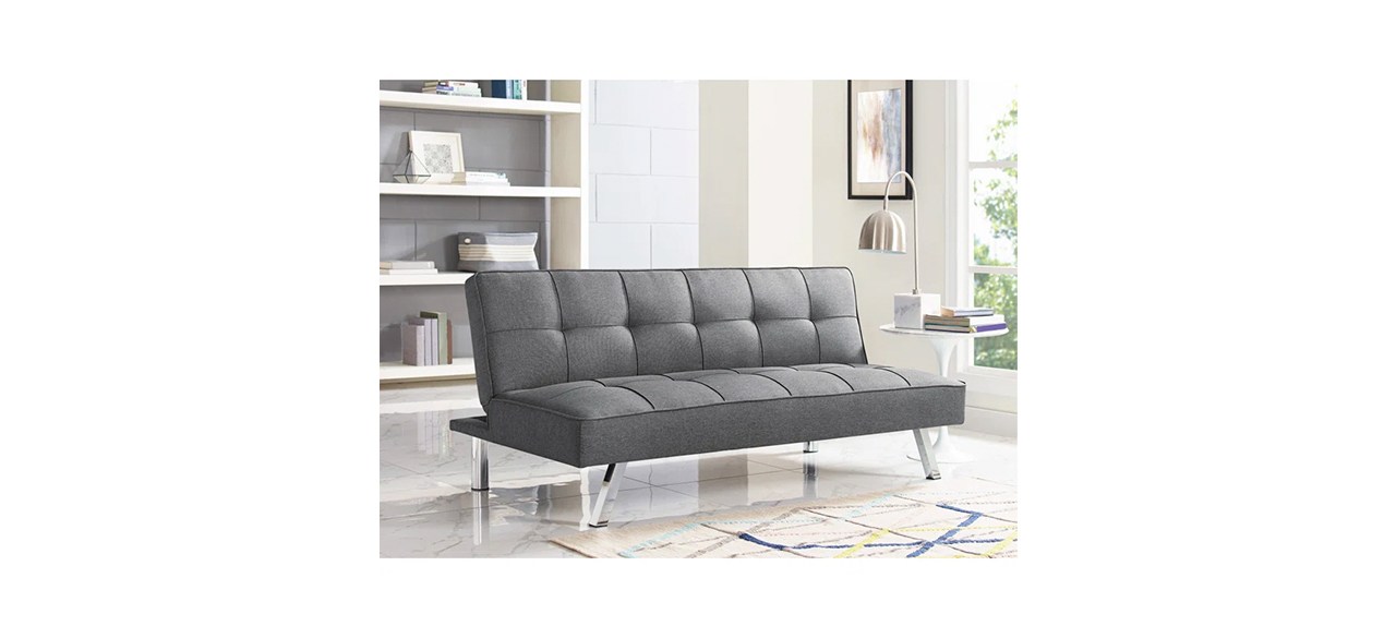 Best Serta Wide Tufted Back Convertible Sofa