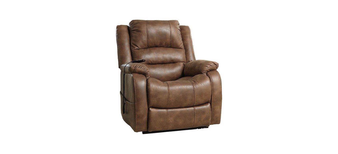 Best Signature Design by Ashley Faux Leather Electric Recliner