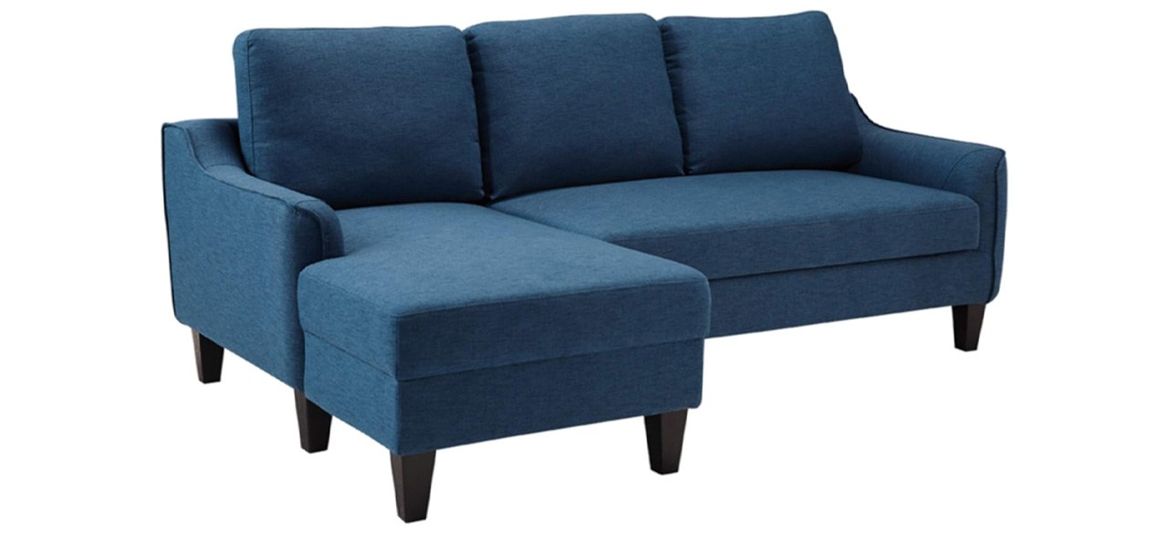 Signature Design by Ashley Jarreau Modern Sectional Sleeper Sofa Couch with Chaise Lounge