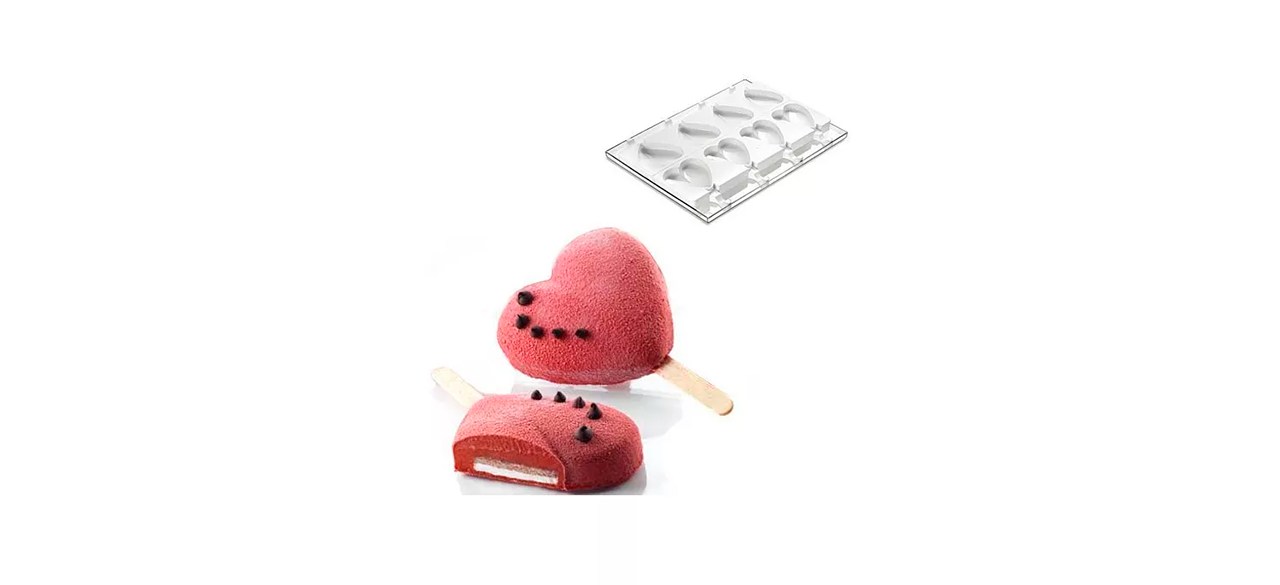 Best Silikomart Silicone Mold for Ice Cream Pops- Heart Shape