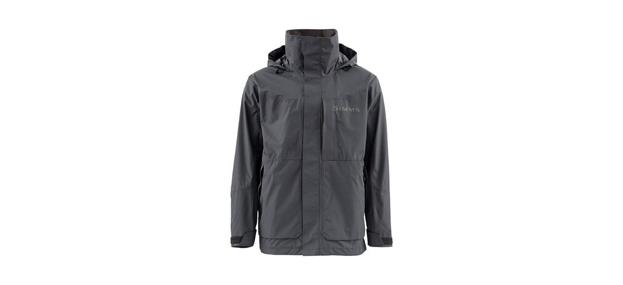 Simms Mens Challenger Waterproof Fishing Rain Coat - Black - Large