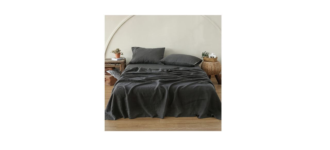 Simple & Opulence 100% Washed Linen Sheet Set