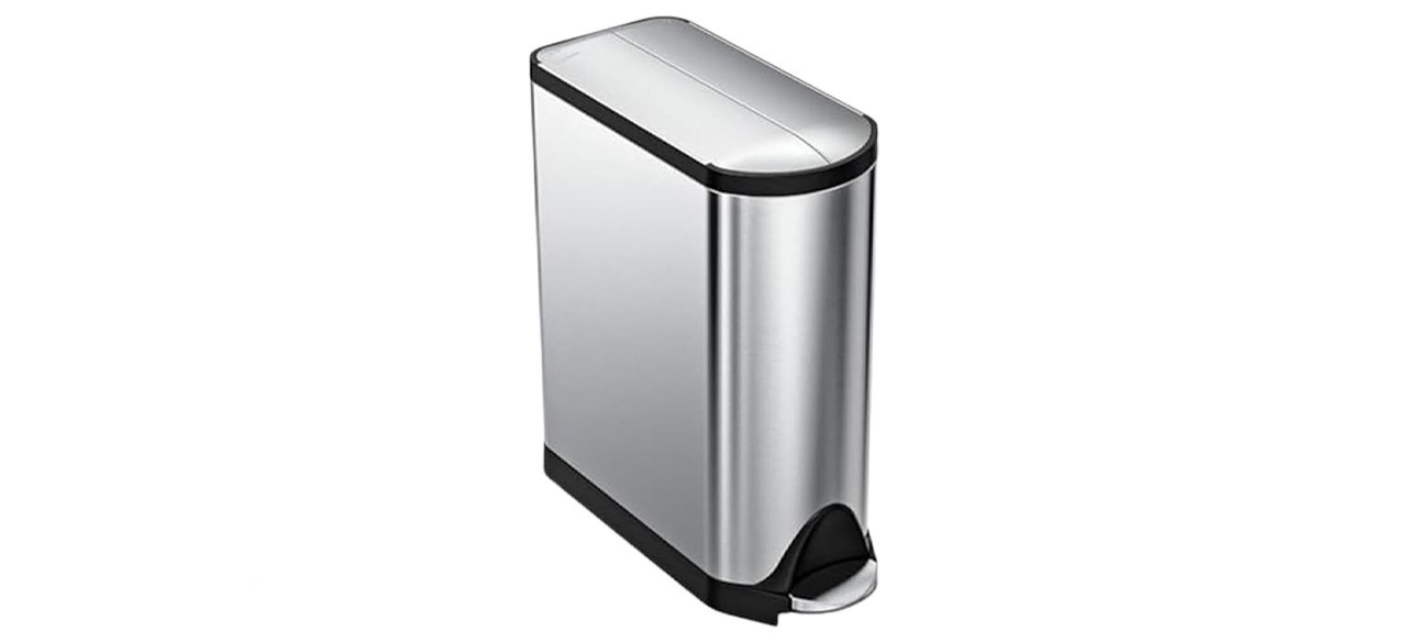 simplehuman 11.9 Gallon Hands-Free Butterfly Lid Step Trash Can