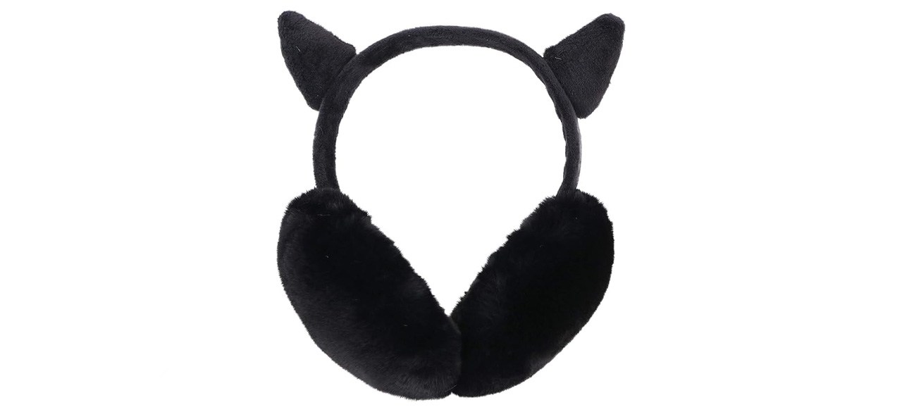 Simplicity Kids’ Soft Plush Foldable Rabbit Earmuffs