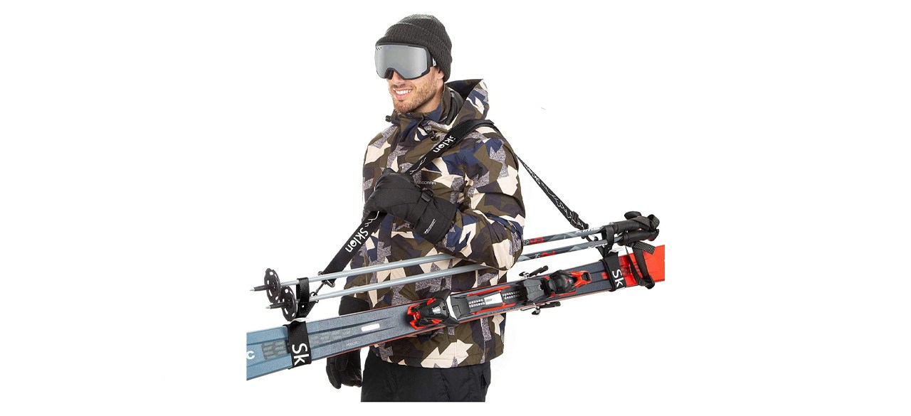 ski strap and pole carrier