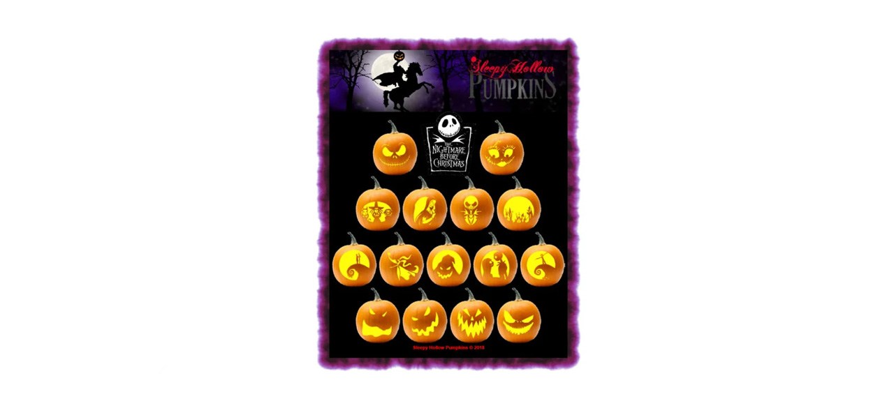 SleepyHollowPumpkins Nightmare Before Christmas Carving Patterns