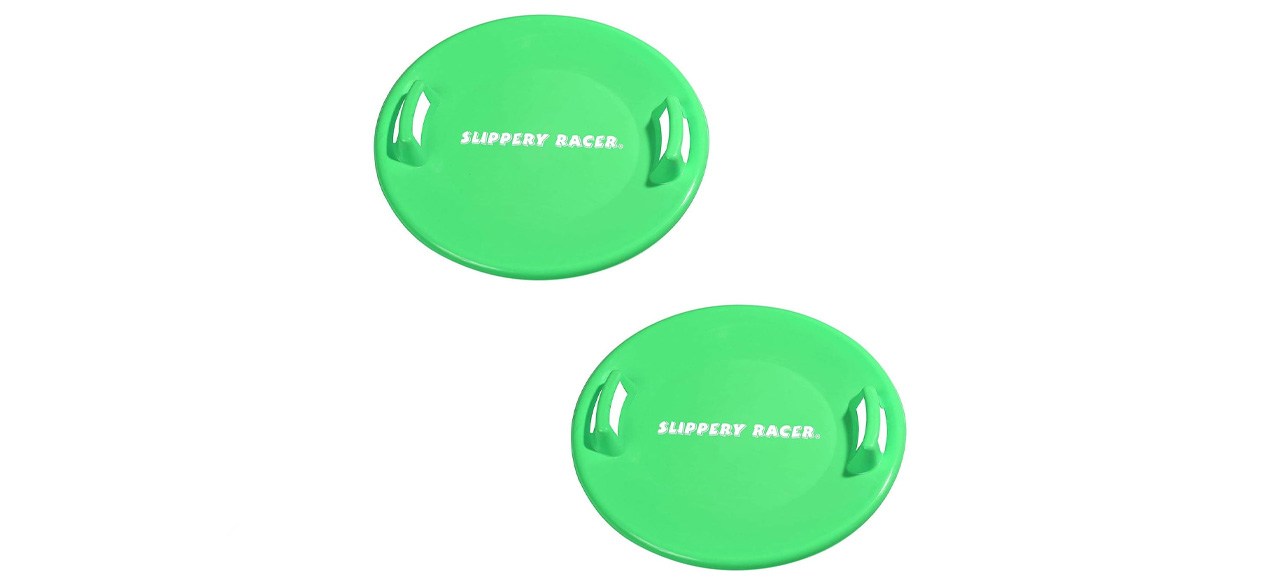 Slippery Racer Downhill Pro Saucer Disc Snow Sled