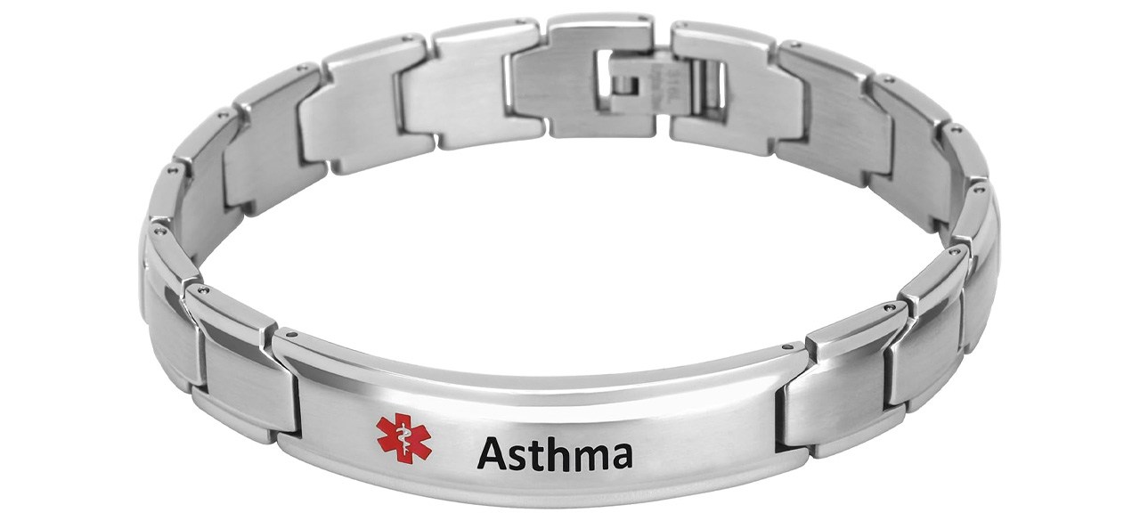 Smarter Lifestyle Surgical-Grade Steel Medical Alert ID Bracelet