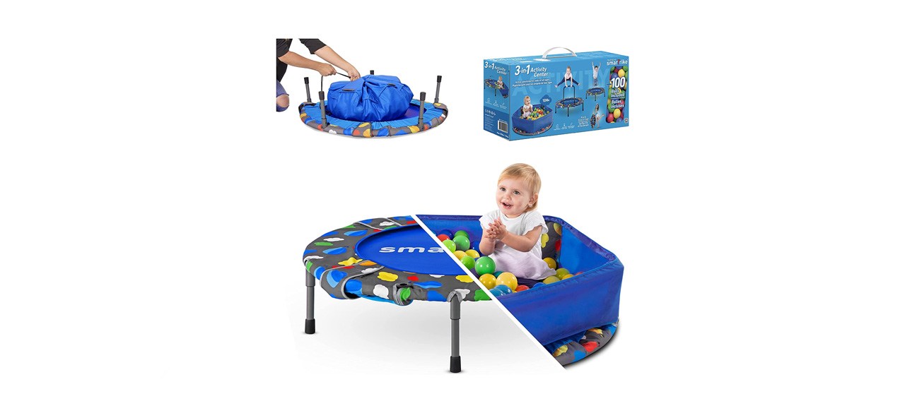 best SmarTrike Toddler Trampoline with Ball Pit