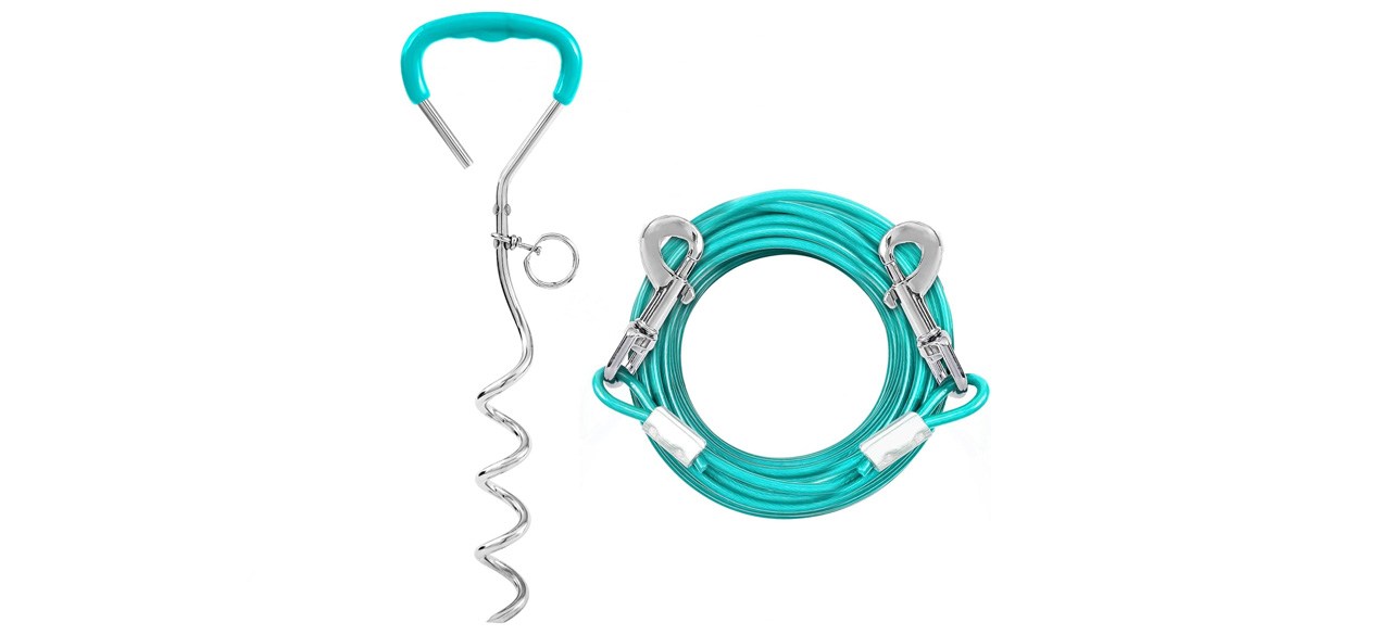Snagle Paw Dog Stake Tie-Out Cable