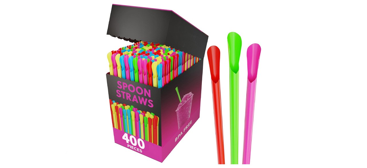 Sno-Cone Spoon Straws