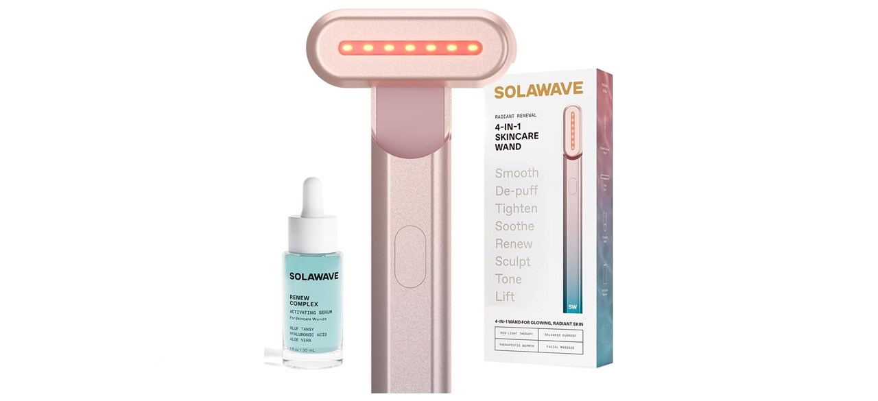 Solawave 4-in-1 Radiant Renewal Red Light Therapy Wand