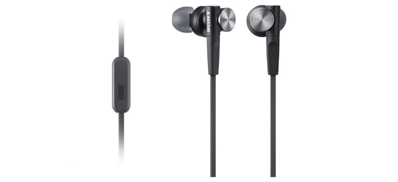 Sony Extra Bass Earbud Headphones/Headset with Mic for Phone Call