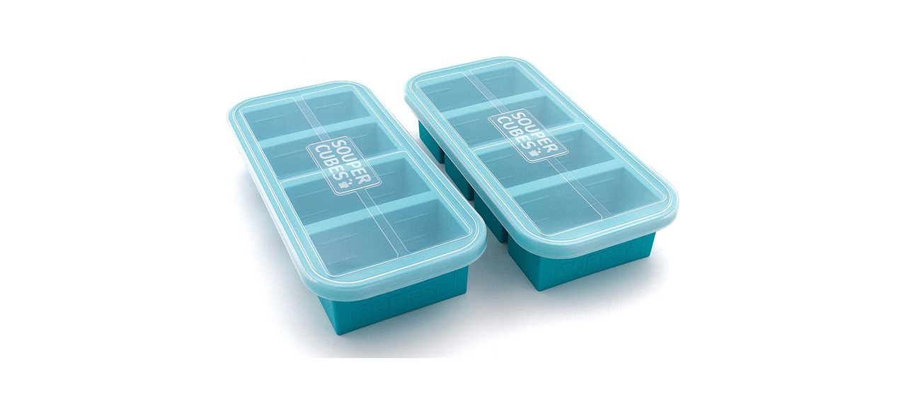 Best Souper Cubes 1-Cup Silicone Freezing Tray with Lid