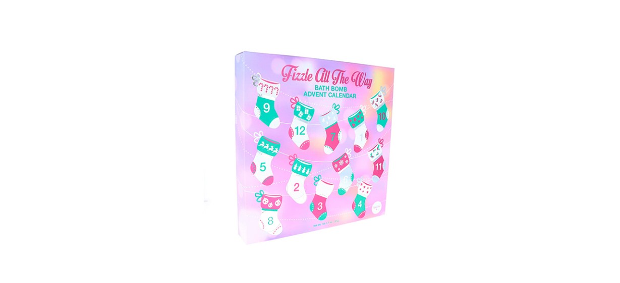 Best Spa Life Fizzle All The Way Bath Bomb Advent Calendar Best Spa Life Fizzle All The Way Bath Bomb Advent Calendar