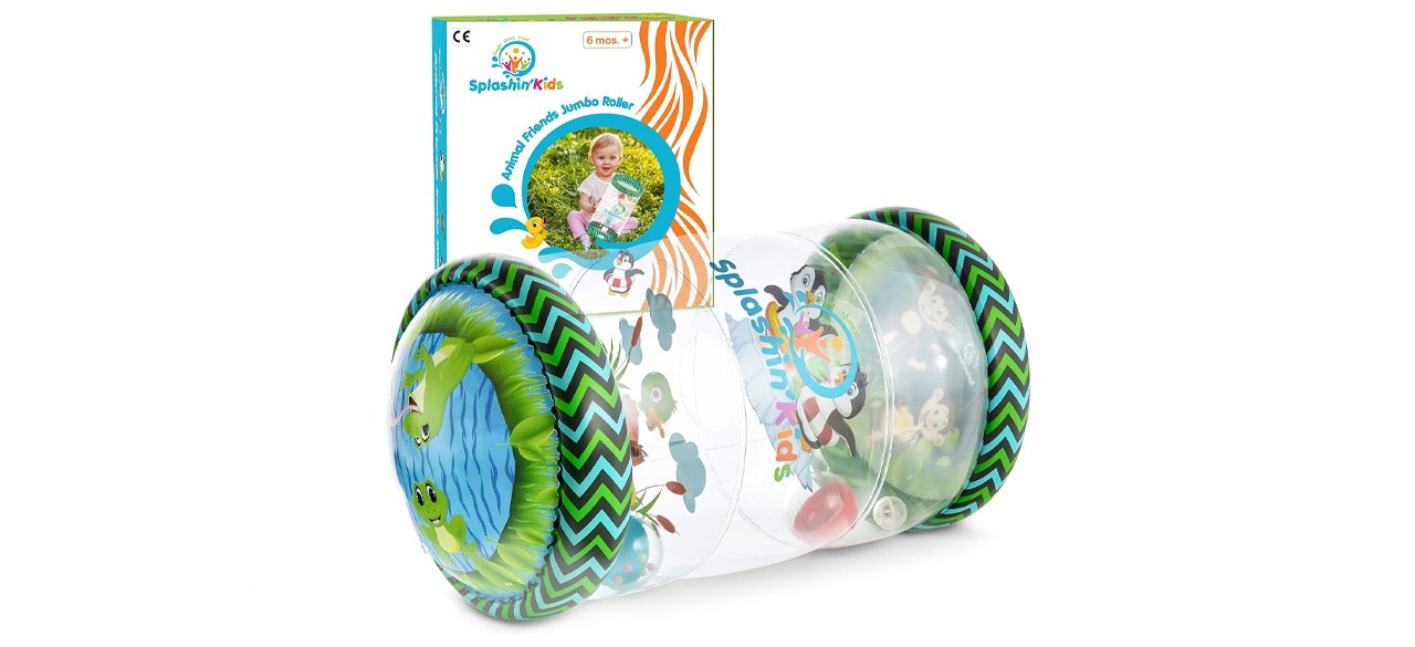 Splashin'Kids Jumbo Roller Rattle Tummy Time Toy