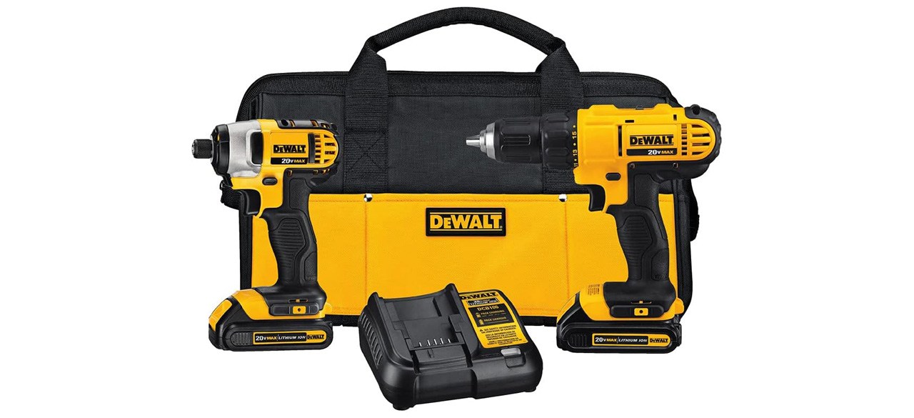 Best DeWALT 20-Volt MAX Cordless Drill Combo Kit