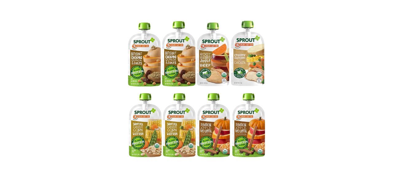 Best Sprout Organic Baby Food Pouches - Variety Pack